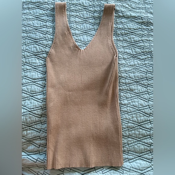 Michael Stars Ribbed Sweater Tank - Picture 3 of 5